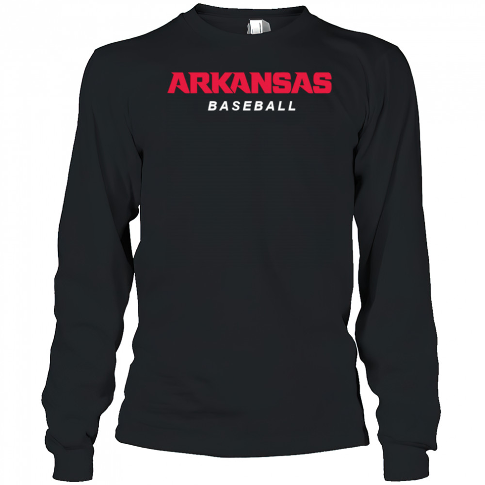 Arkansas Baseball Team Logo Clean Simple Sports Fan shirt Long Sleeved