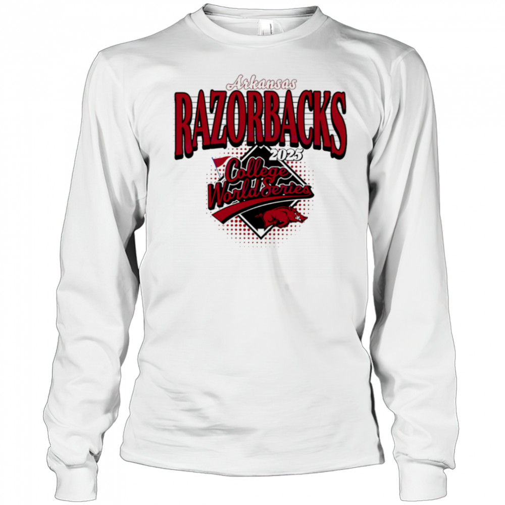 Arkansas Razorbacks College World Series 2025 Baseball Game Day shirt Long Sleeved