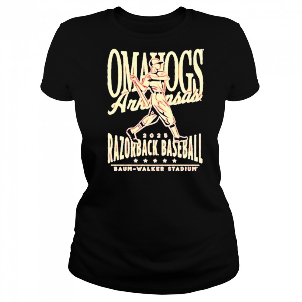 Arkansas Razorbacks Omahogs Baseball 2025 College World SeriesT-Shirt Women's T-shirt