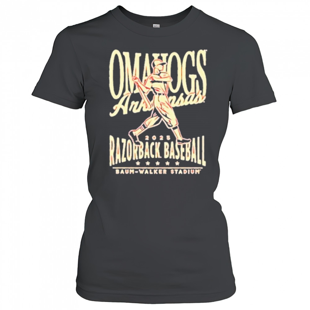Arkansas Razorbacks Omahogs Baseball 2025 College World SeriesT-Shirt Women's T-shirt