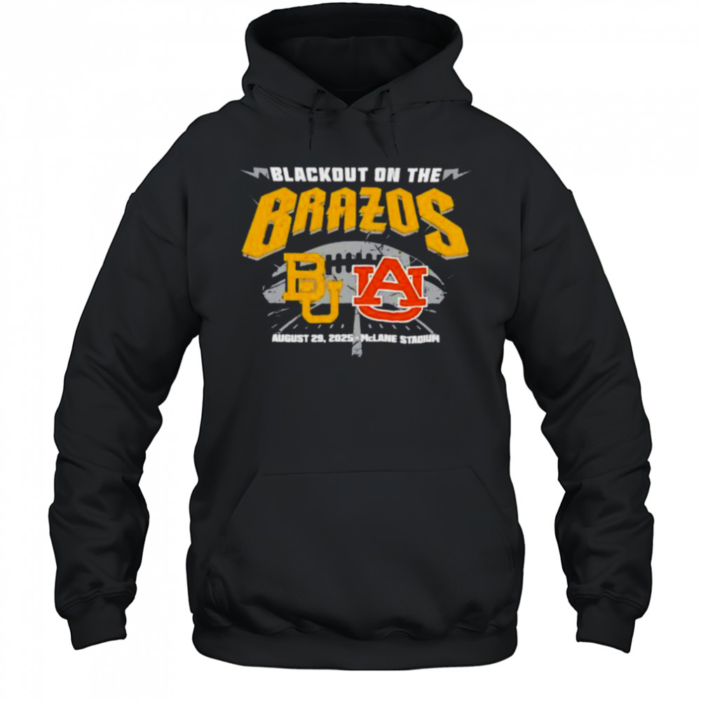 Baylor Bears vs Auburn Tigers Blackout On The Brazos 2025 shirt Hoodie