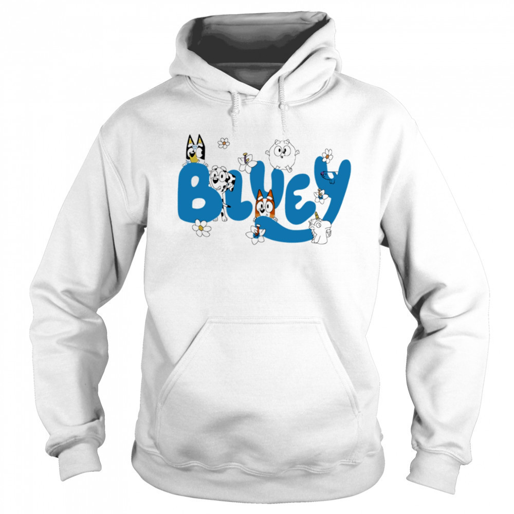 Bluey Logo Characters funny shirt Sweatshirt