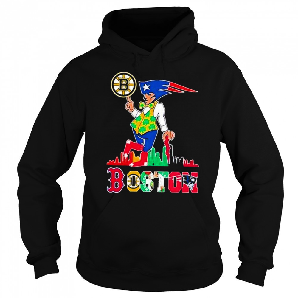 Boston Skyline Retro Sports Teams Logo 2025 Shirt Sweatshirt