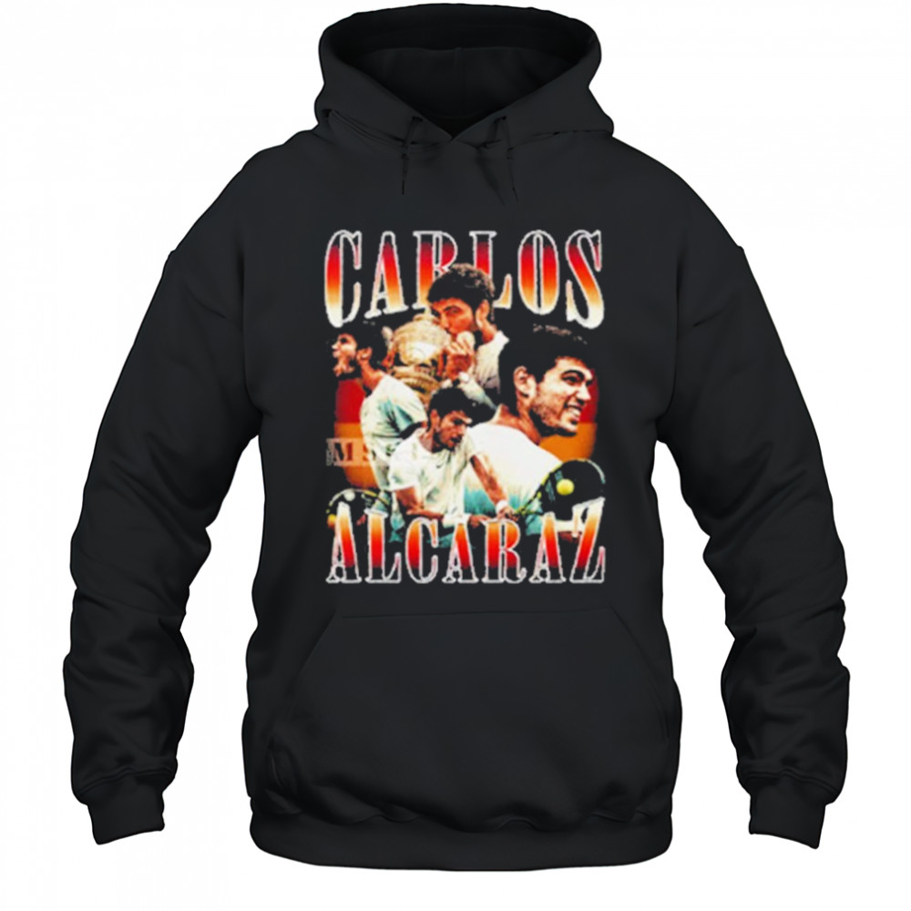 Carlos Alcaraz Graphic Tee Prince Of Clay Wins The Champion Roland Garros 2025 shirt Hoodie
