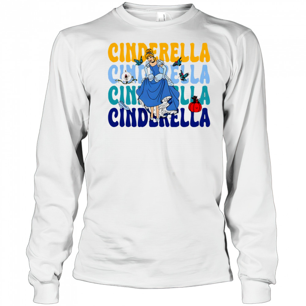 Cinderella repeat cartoon cute shirt Long Sleeved