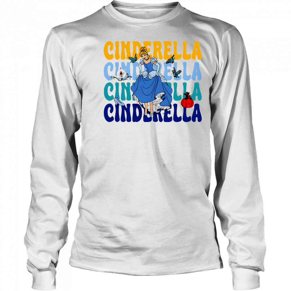Cinderella repeat cartoon cute shirt Long Sleeved