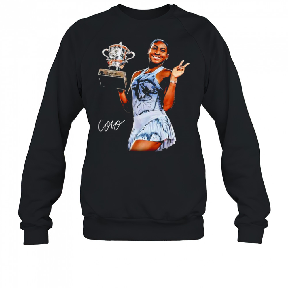 Coco Gauff French Open Deuces shirt Sweatshirt