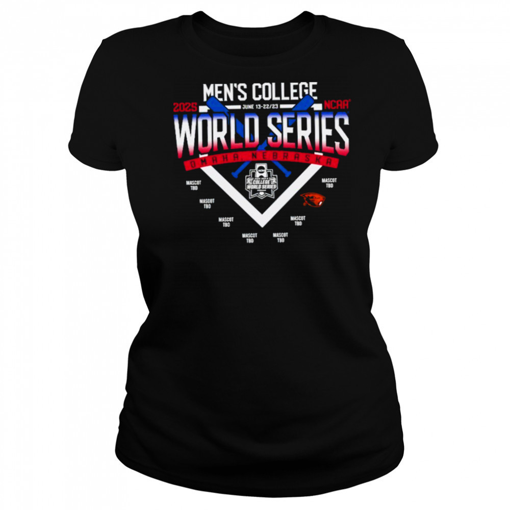 College World Searies 8 Team Tee with Beaver 2025 shirt Women's T-shirt