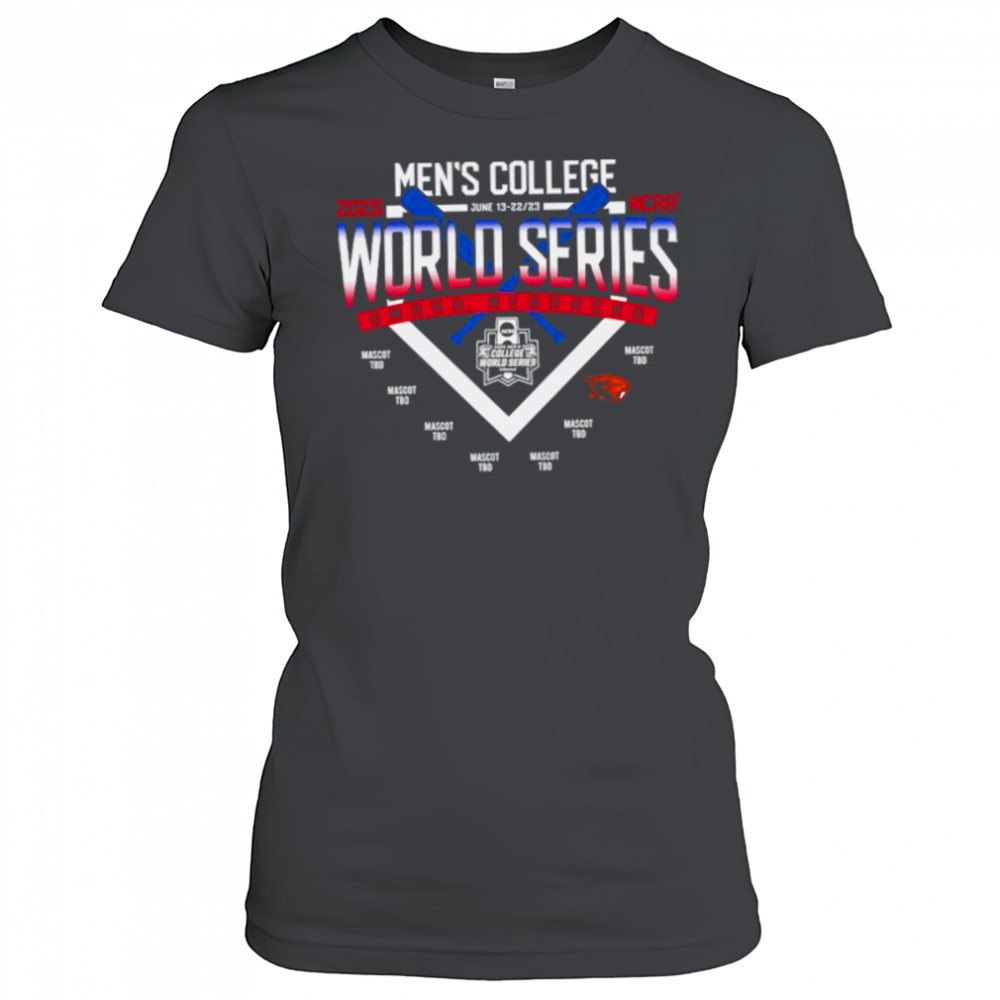 College World Searies 8 Team Tee with Beaver 2025 shirt Women's T-shirt