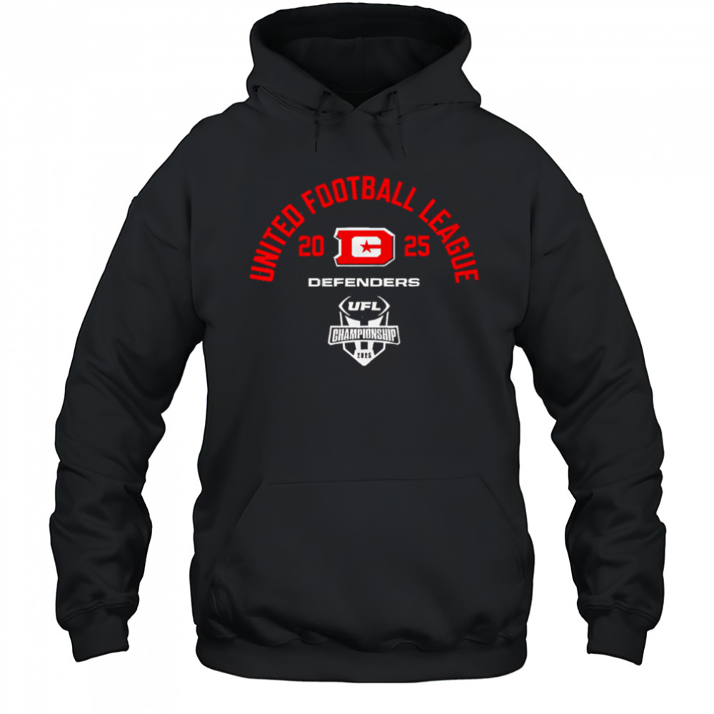 DC Defenders 2025 UFL Championship Game shirt Hoodie