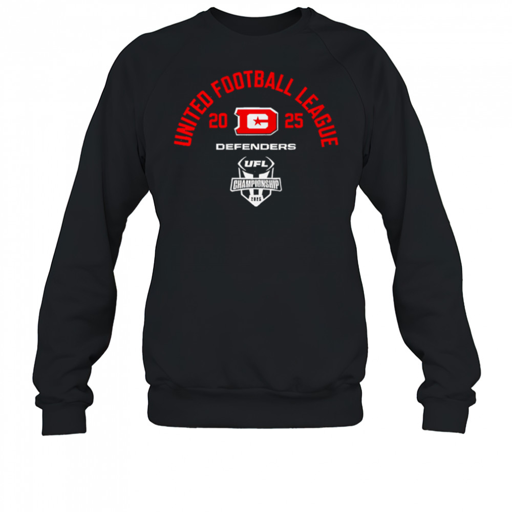 DC Defenders 2025 UFL Championship Game shirt Sweatshirt