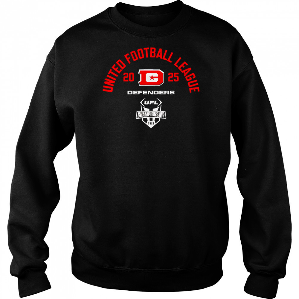 DC Defenders 2025 UFL Championship Game shirt Hoodie