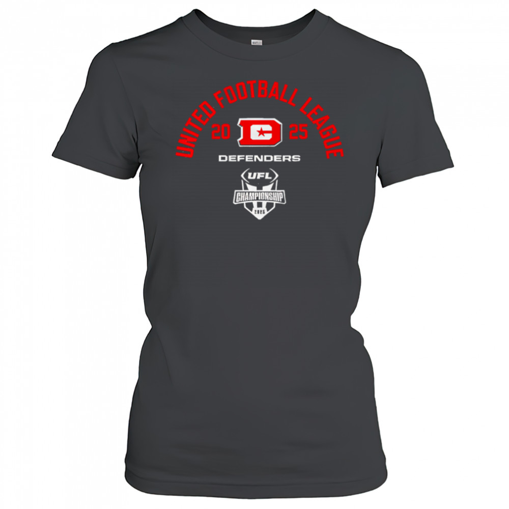 DC Defenders 2025 UFL Championship Game shirt Women's T-shirt