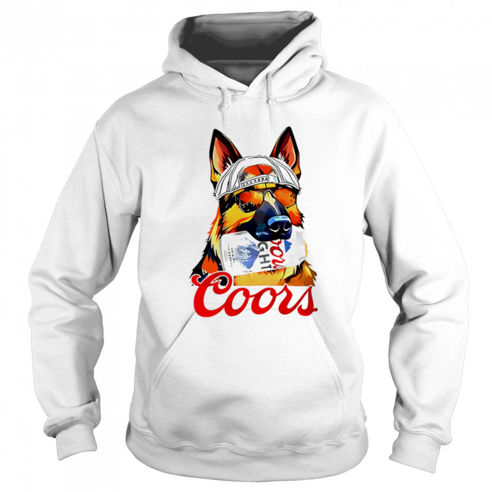 Dog Coors Light beer shirt Sweatshirt