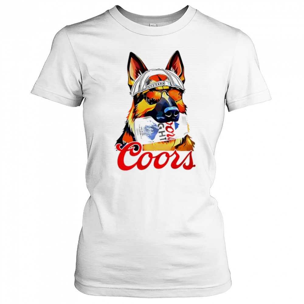 Dog Coors Light beer shirt Women's T-shirt