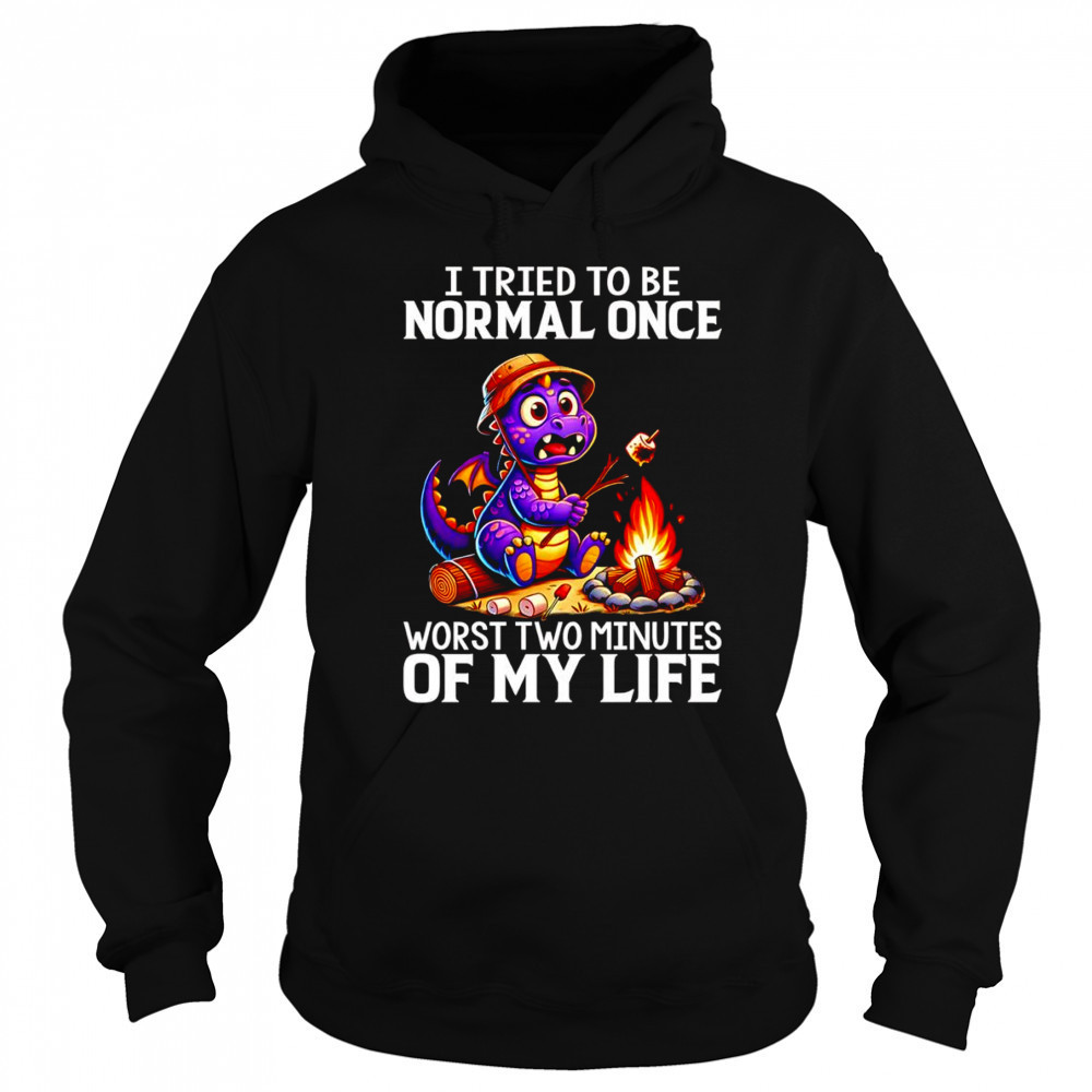 Dragon I tried to be normal once worst two minutes of my life shirt Sweatshirt