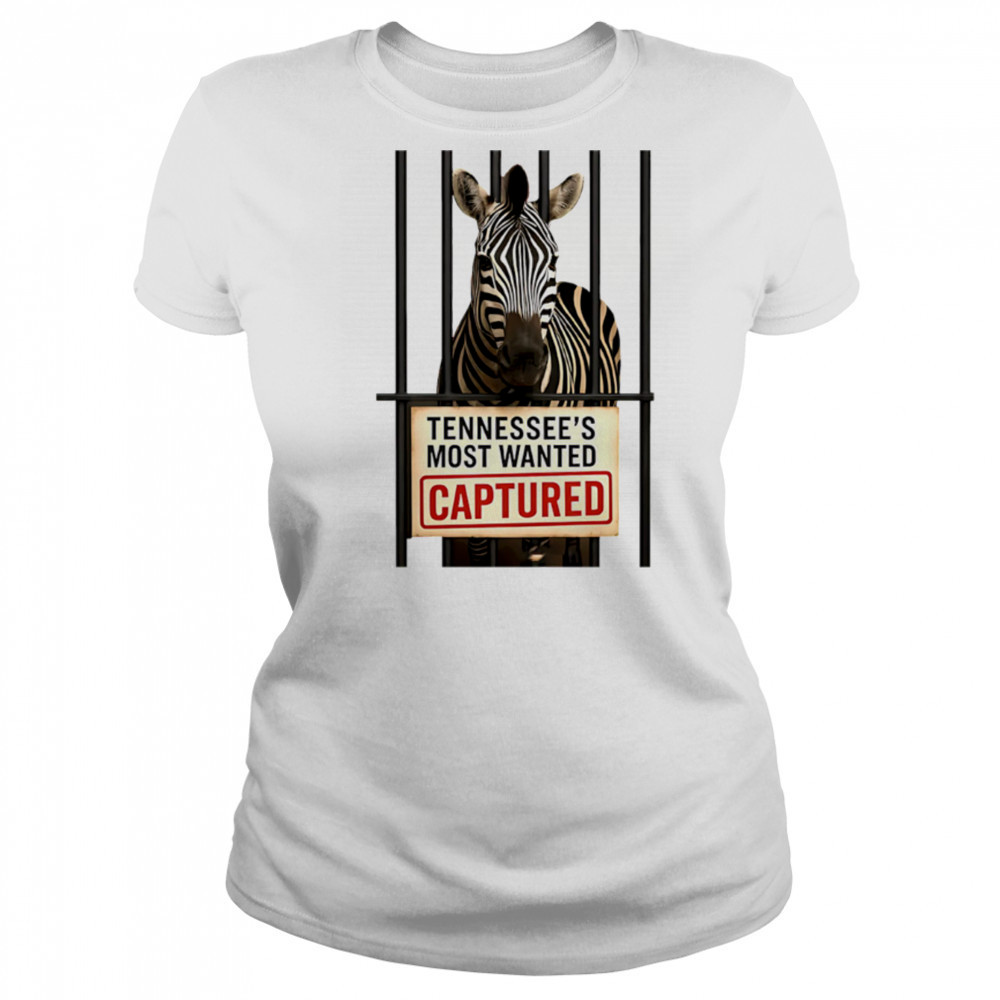 Ed The Zebra Tennessee’s Most Wanted Captured shirt Women's T-shirt