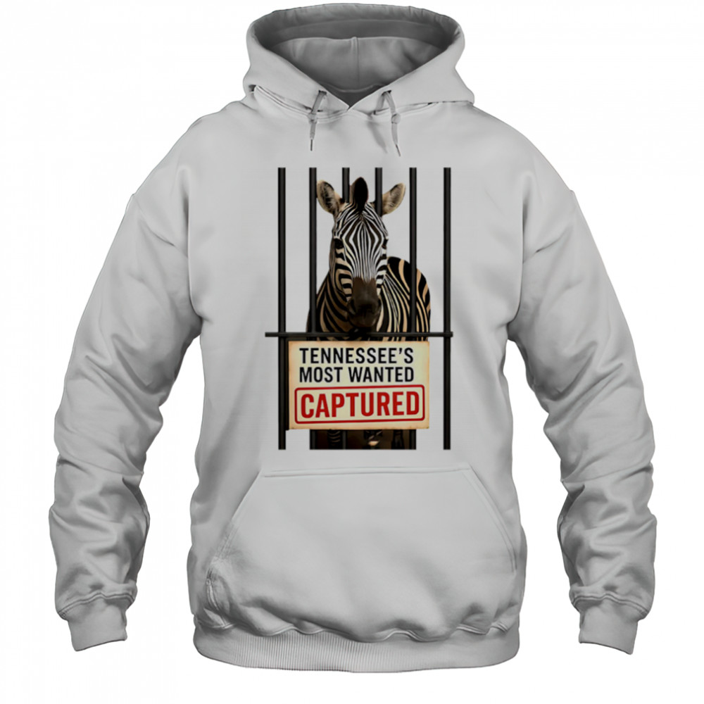 Ed The Zebra Tennessee’s Most Wanted Captured shirt Hoodie