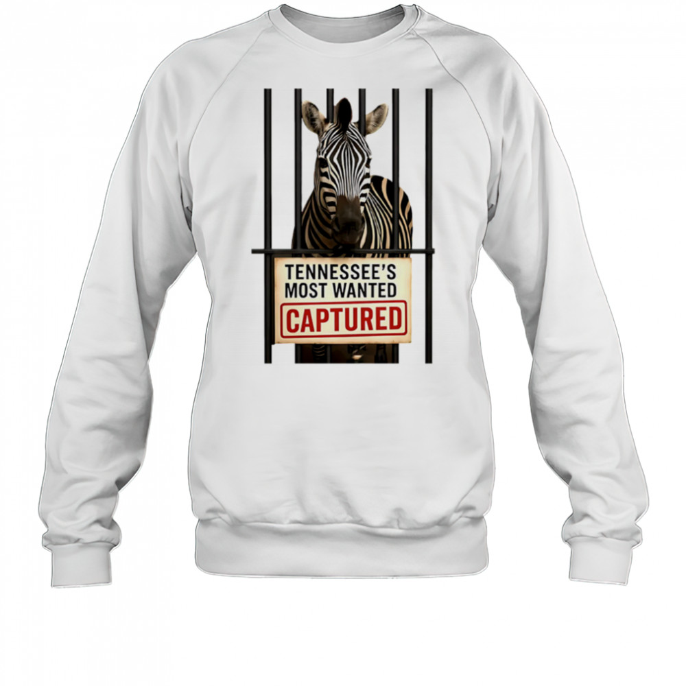 Ed The Zebra Tennessee’s Most Wanted Captured shirt Sweatshirt