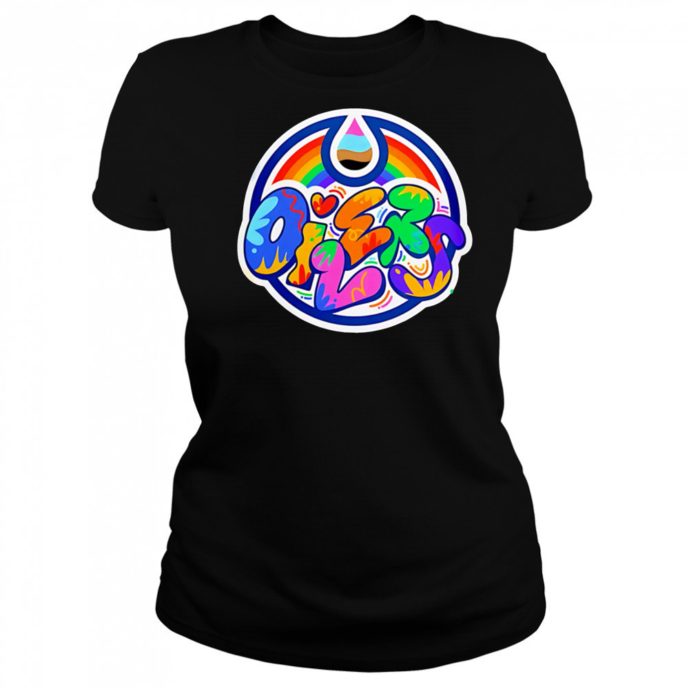 Edmonton Oilers 2025 Pride Month NHL shirt Women's T-shirt