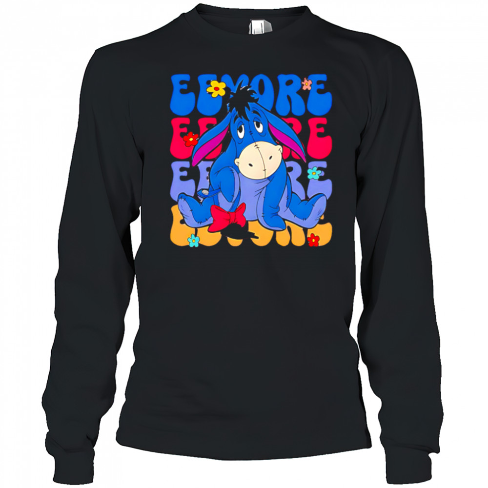 Eeyore repeat cartoon cute shirt Long Sleeved