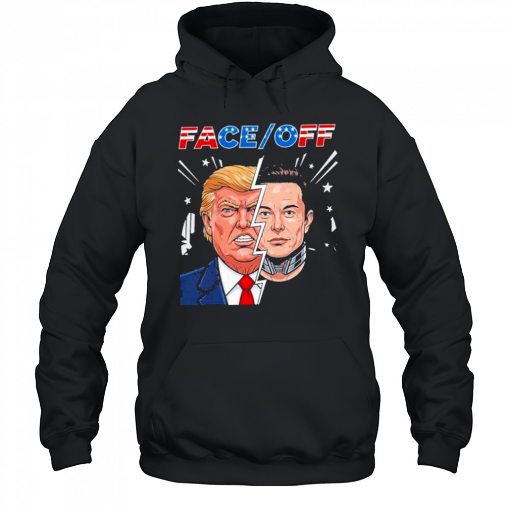 Elon Musk Vs Donald Trump Face Off In Big Beautiful Beef 2025 Black shirt Hoodie