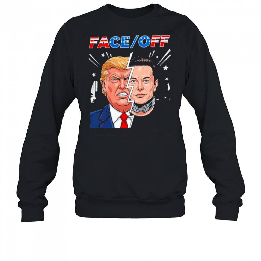 Elon Musk Vs Donald Trump Face Off In Big Beautiful Beef 2025 Black shirt Sweatshirt