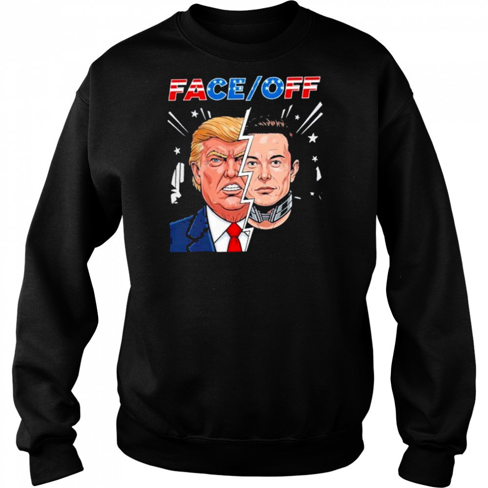 Elon Musk Vs Donald Trump Face Off In Big Beautiful Beef 2025 Black shirt Hoodie