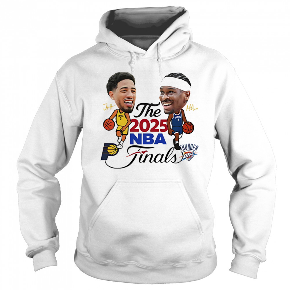 Indiana Pacers vs Oklahoma City Thunder The 2025 NBA Finals signature shirt Sweatshirt