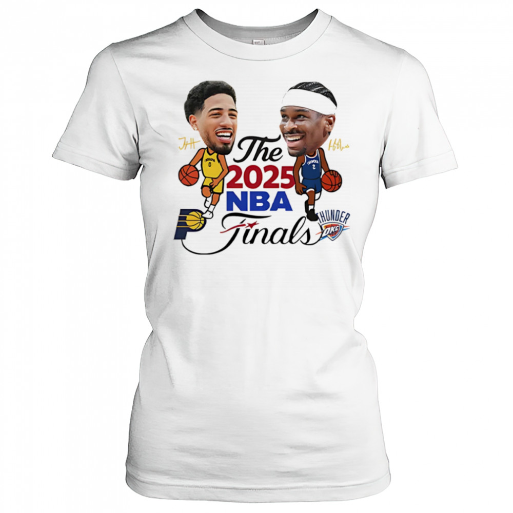 Indiana Pacers vs Oklahoma City Thunder The 2025 NBA Finals signature shirt Women's T-shirt