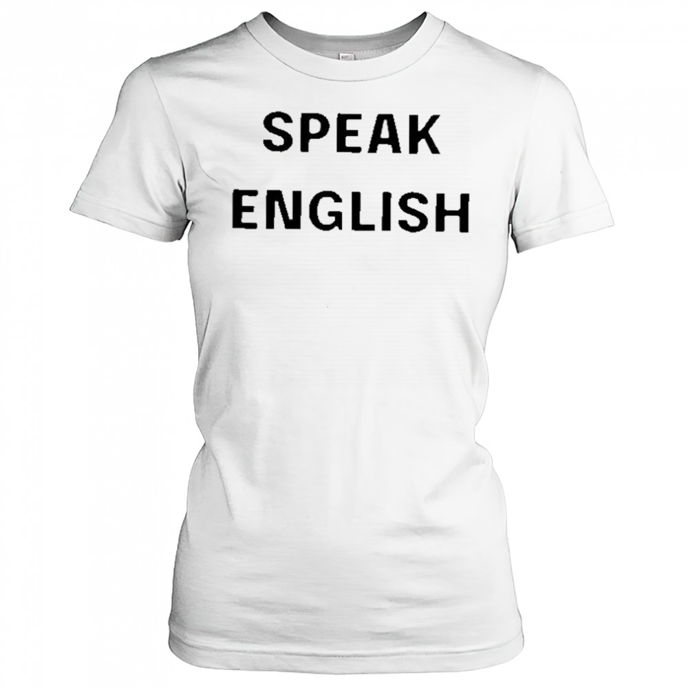 John Rocker Wearing Speak English Shirt Women's T-shirt