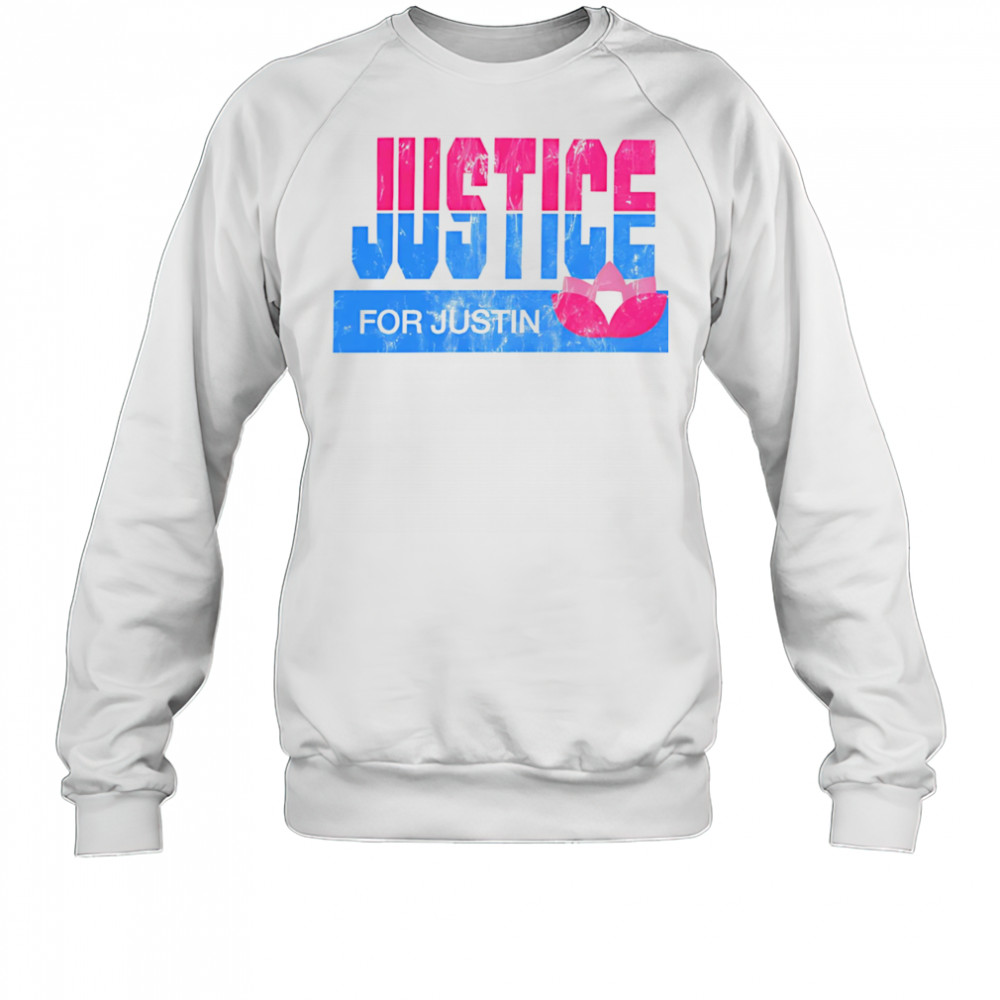 Justice for Justin lotus flower shirt Sweatshirt