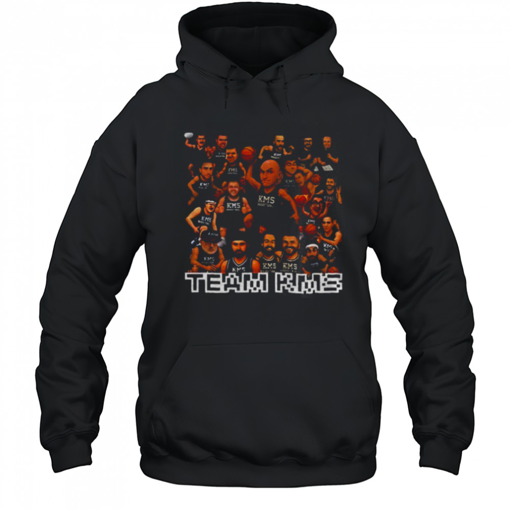 KMS NBA Basketball all team players cartoon shirt Hoodie