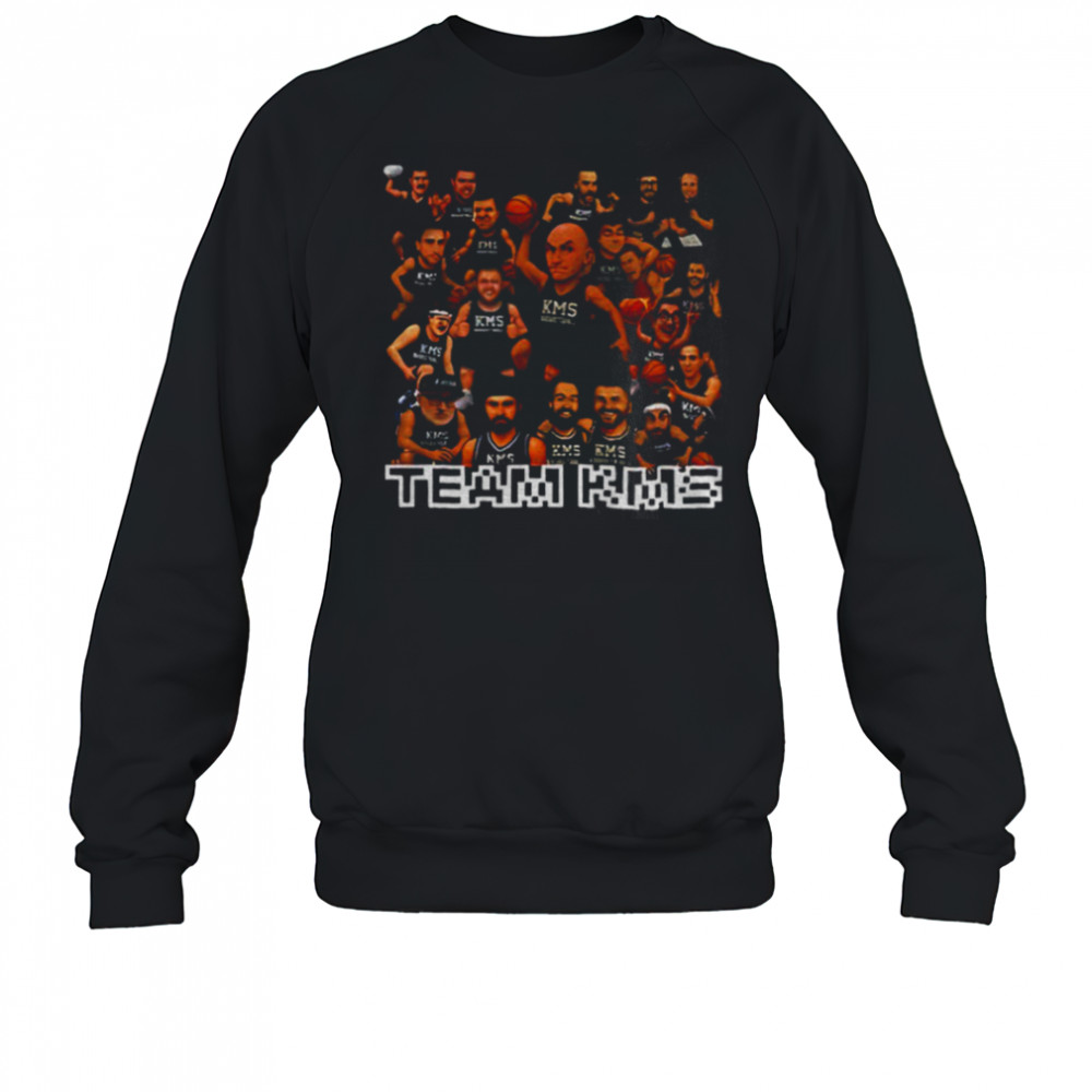 KMS NBA Basketball all team players cartoon shirt Sweatshirt