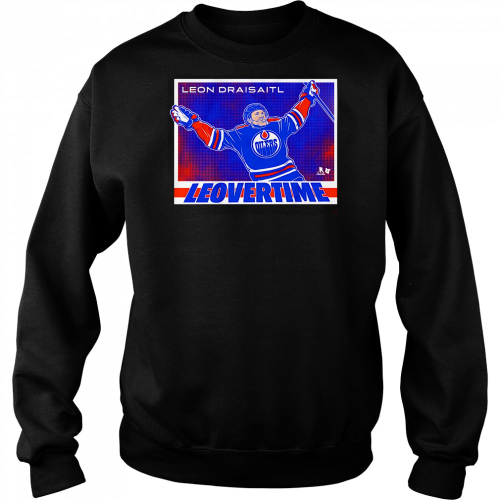 Leon Draisaitl Edmonton Oilers Leovertime shirt Hoodie