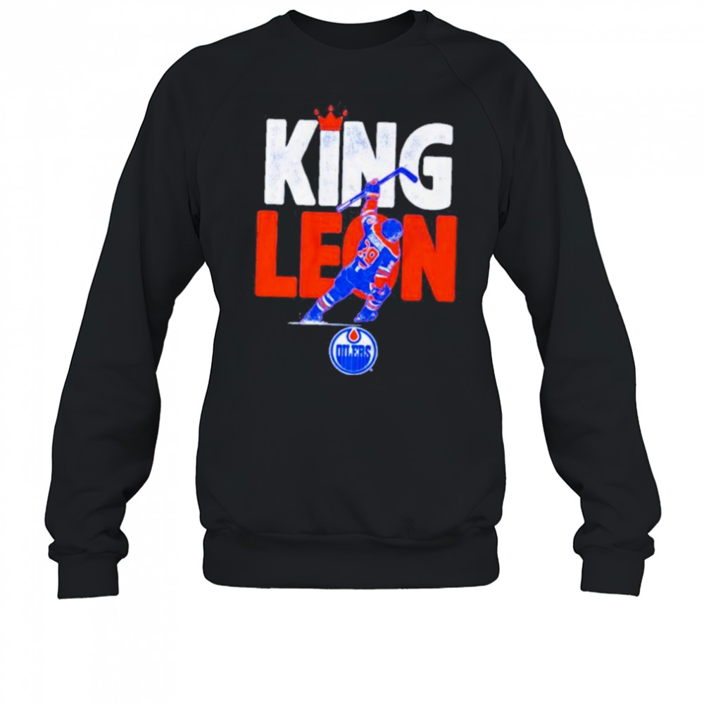 Leon Draisaitl King Leon Edmonton Oilers Merch T-Shirt Sweatshirt