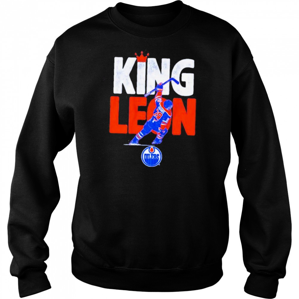 Leon Draisaitl King Leon Edmonton Oilers Merch T-Shirt Hoodie