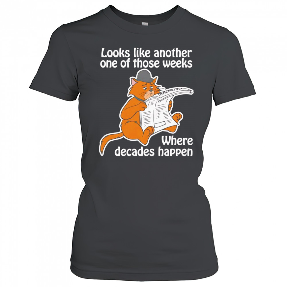 Looks like another one of those weeks where decades happen shirt Women's T-shirt