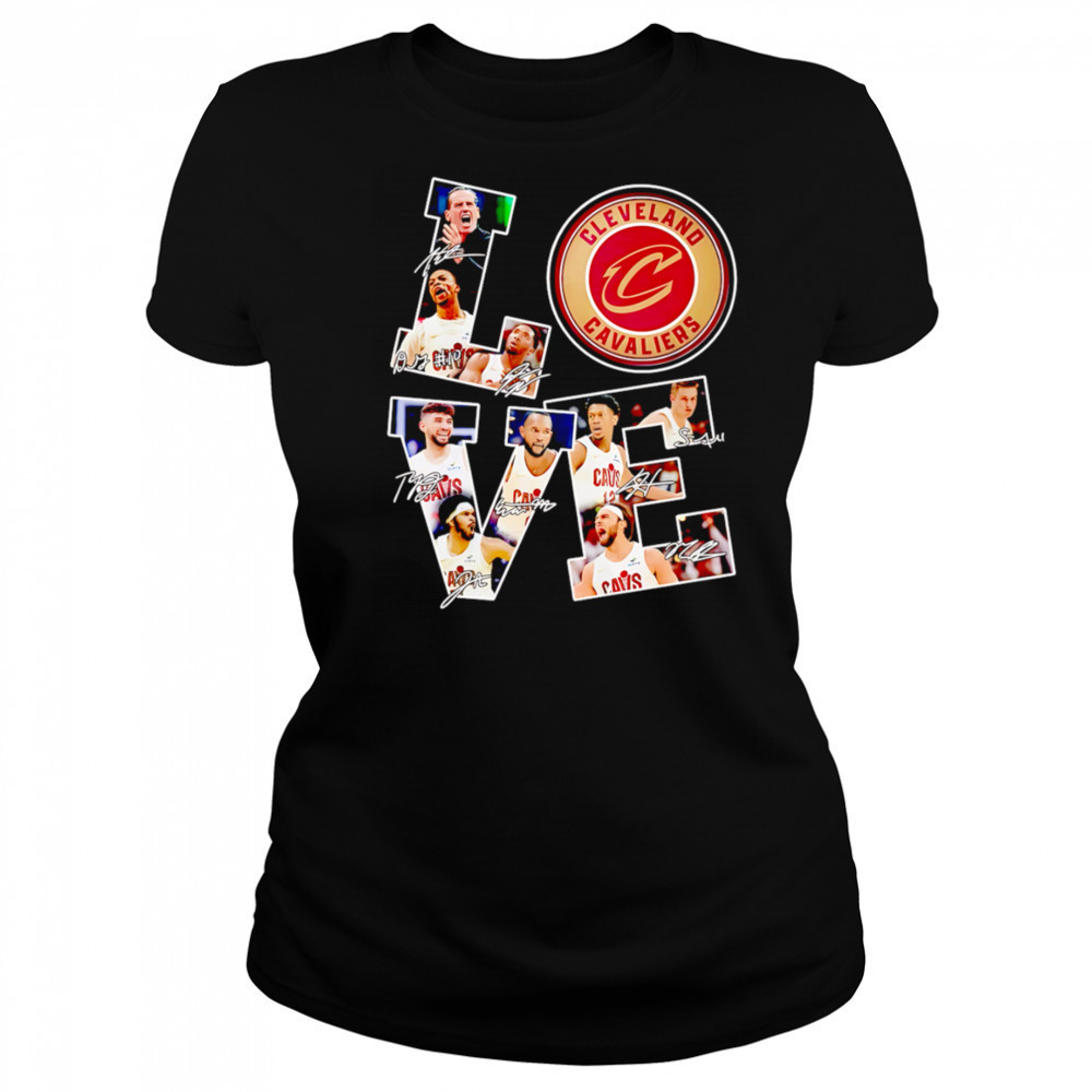 Love Cleveland Cavaliers Basketball Signature shirt Women's T-shirt