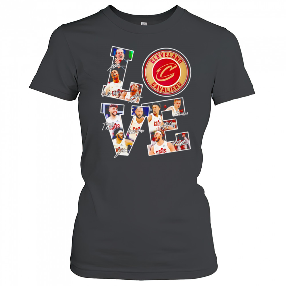 Love Cleveland Cavaliers Basketball Signature shirt Women's T-shirt