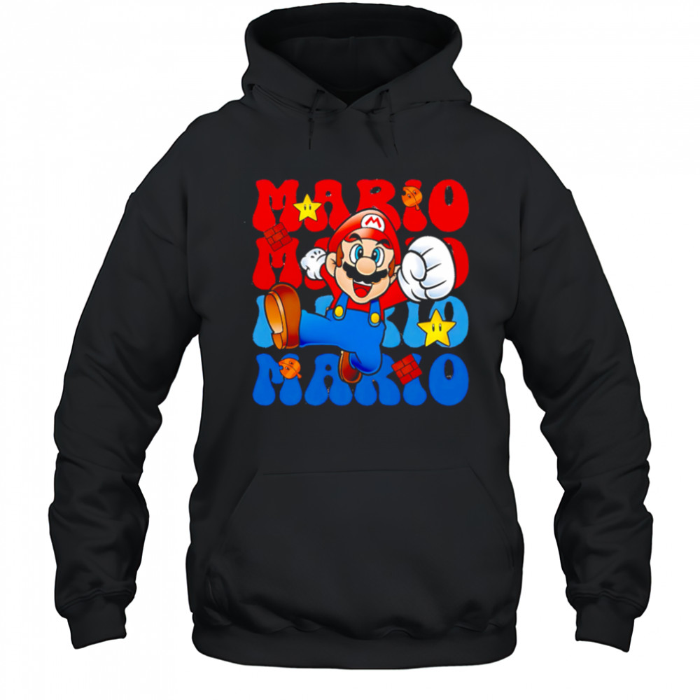 Mario repeat cartoon cute shirt Hoodie