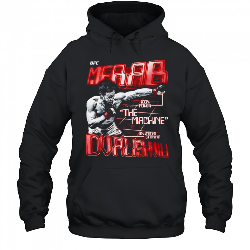 Merab Dvalishvili The Machine boxing graphic shirt Hoodie