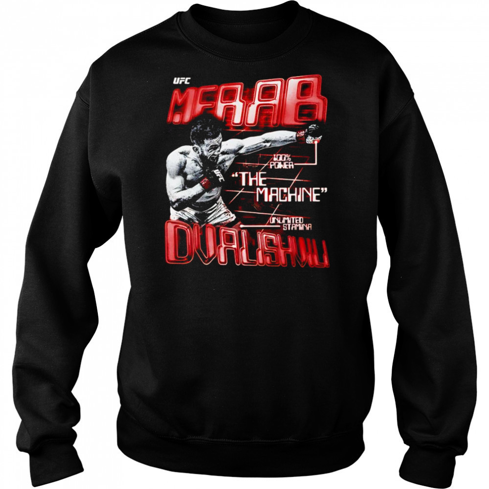 Merab Dvalishvili The Machine boxing graphic shirt Hoodie