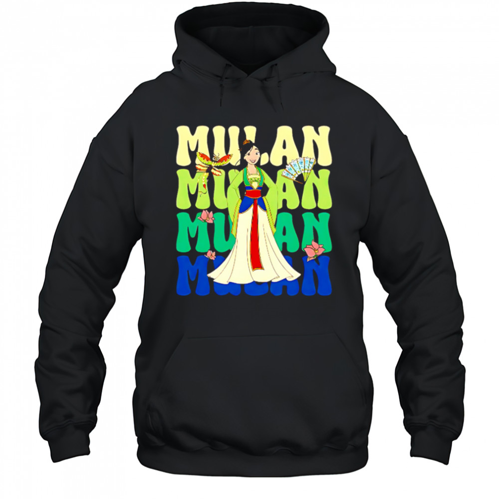 Mulan repeat cartoon cute shirt Hoodie