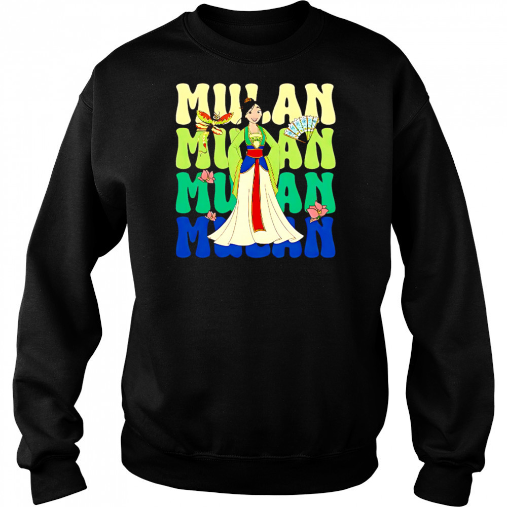 Mulan repeat cartoon cute shirt Hoodie