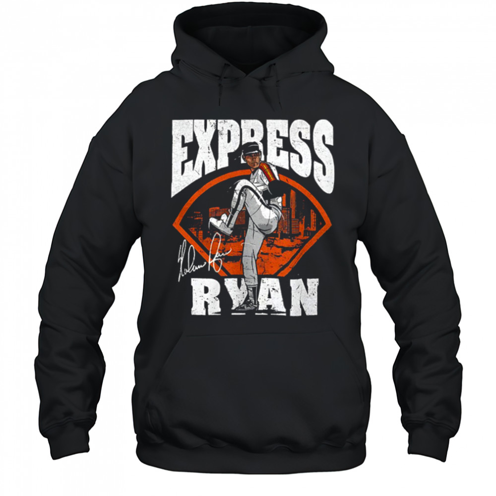 Nolan Ryan Houston Astros MLB baseball player express field shirt Hoodie