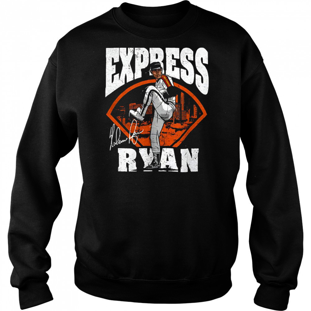 Nolan Ryan Houston Astros MLB baseball player express field shirt Hoodie
