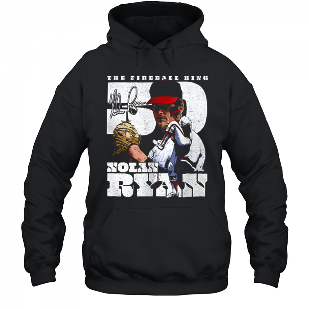 Nolan Ryan Los Angeles Angels MLB baseball player a throwback dual shirt Hoodie
