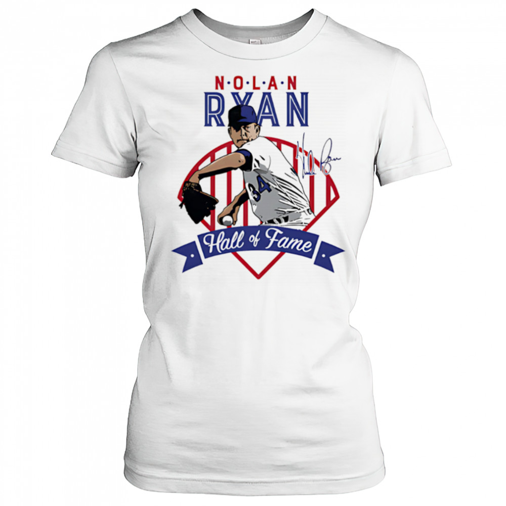 Nolan Ryan Texas Hall Of Fame signature shirt Women's T-shirt