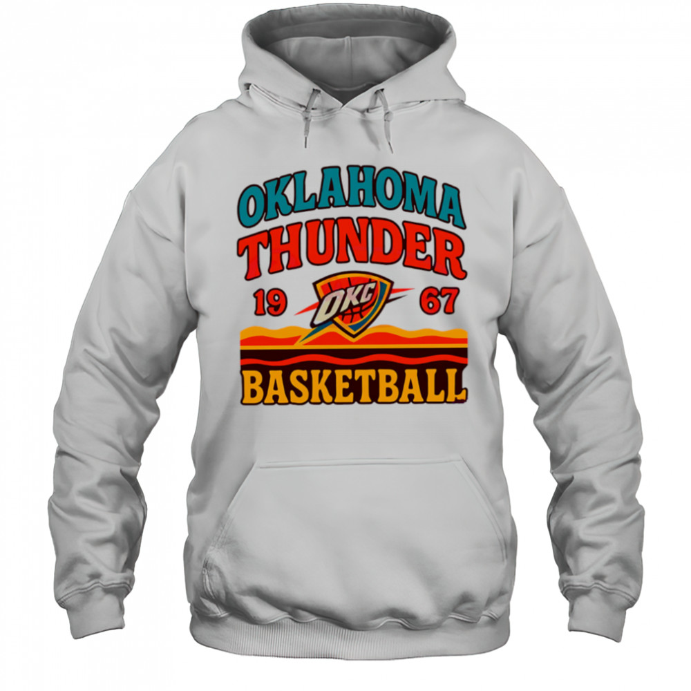 Oklahoma City Thunder Retro Basketball Vintage Game Day 1967 shirt Hoodie